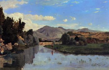 Paul-Camille Guigou : The Aiguebrun River at Lourmarin